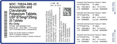 70934 086 20 Master Bottle Label Approval   Rev B 10 19